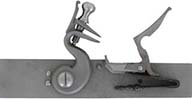 Golden Age Flint Lock, for gunmakers,
assembled with oversize plate